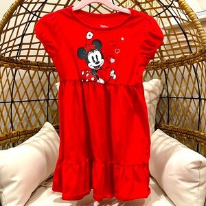 Girls Minnie Mouse dress- size 4